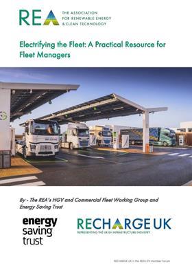 REA & EST's new resource 'Electrifying the fleet: A practical resource for fleet managers'