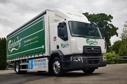 Carlsberg Marsden introduces first electric truck (1)